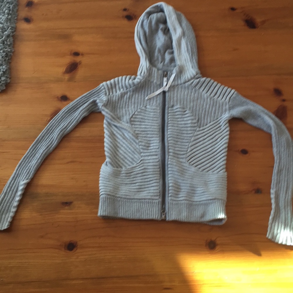 Lululemon grey knit hoodie